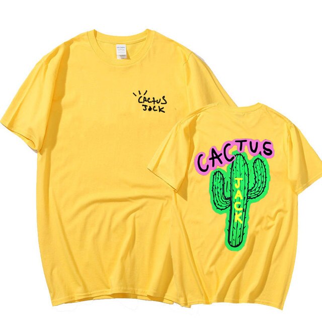 Cactus Print Couple Harajuku T-Shirts