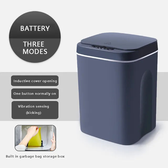 Trash Can with Intelligent Sensor