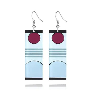 Acrylic Tanjiro Earrings