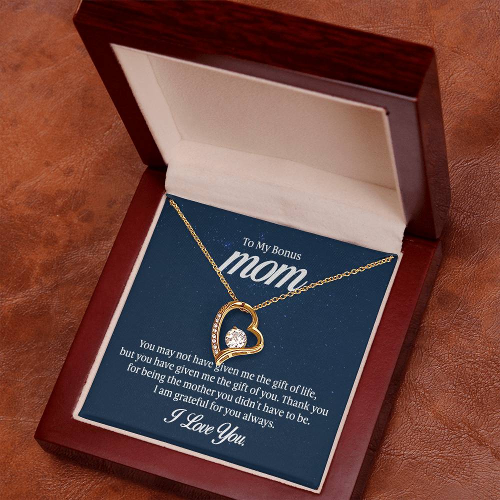 Forever Love Necklace - To My Bonus Mom