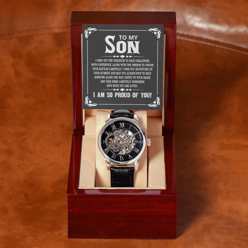 Openwork Watch - For Son I Wish You