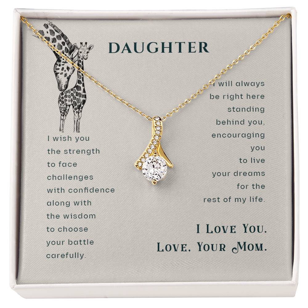 Alluring Beauty Necklace - For Daughter From Mom