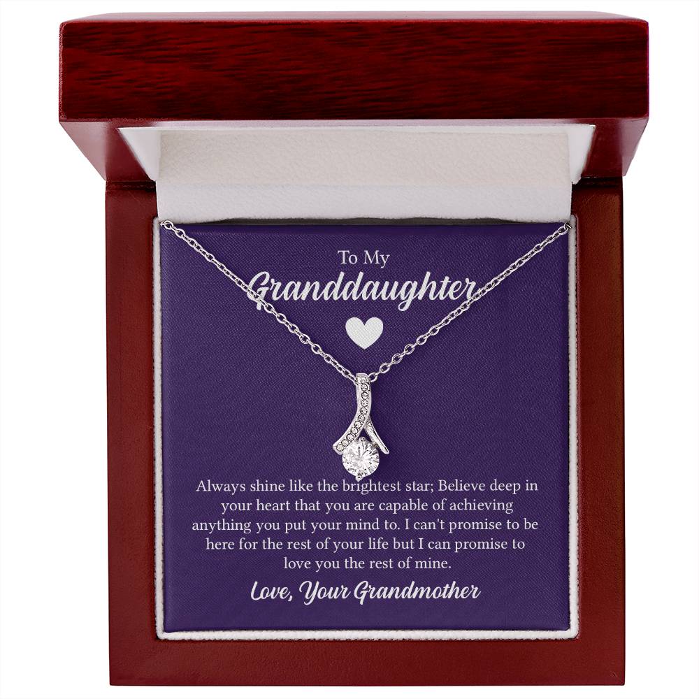 Alluring Beauty Necklace - For Granddaughter From Grandmother