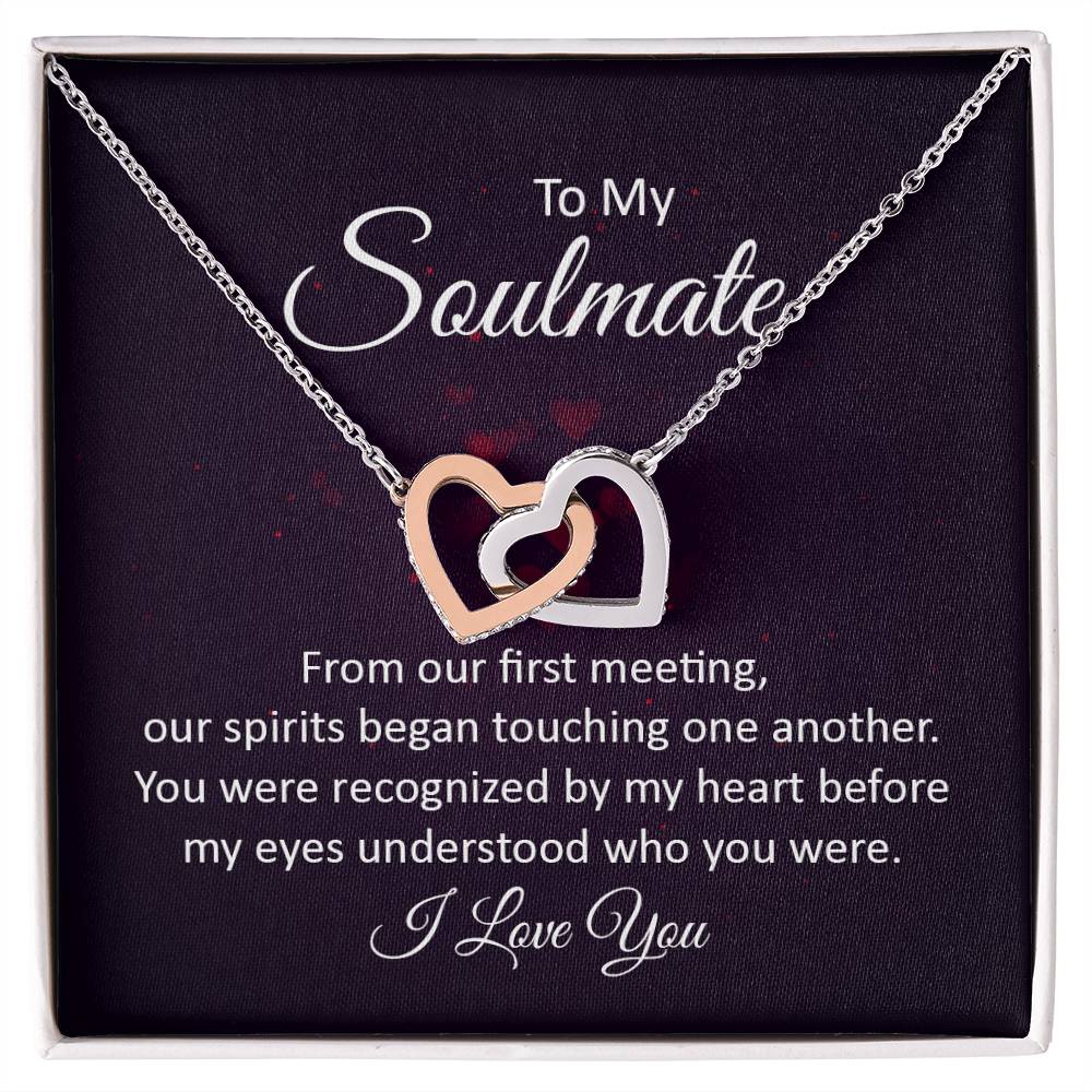 Interlocking Hearts Necklace - From Our First Meeting