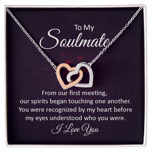 Interlocking Hearts Necklace - From Our First Meeting