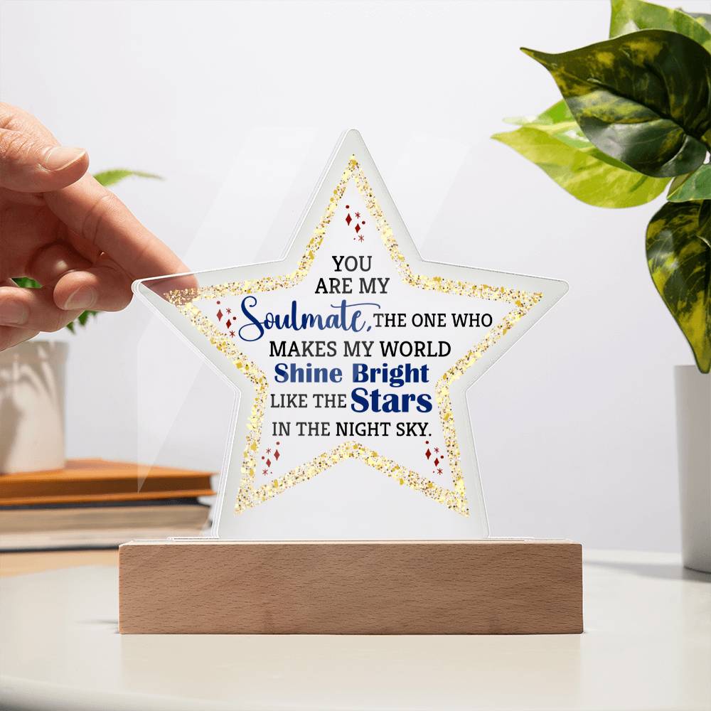 Star Acrylic Plaque - Soulmate