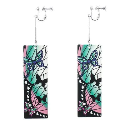 Acrylic Tanjiro Earrings