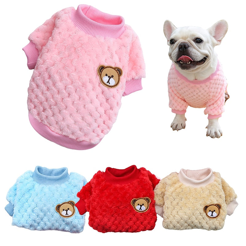 Bear Embroidery Pet Vest