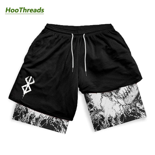 2-in-1 Compression Shorts for Men