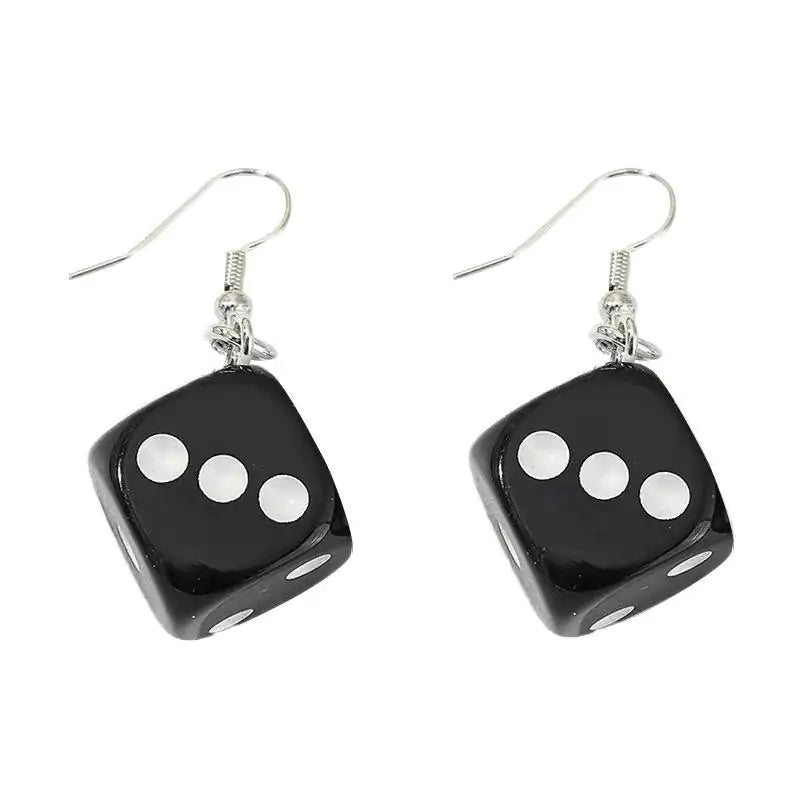 Hip Hop Dice Earrings