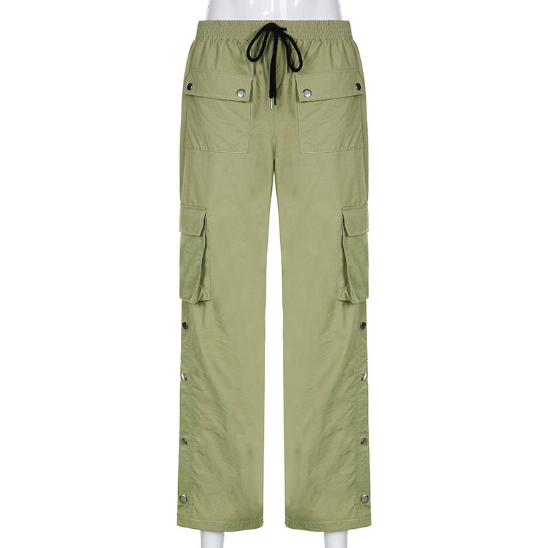 Drawstring Cargo Pants