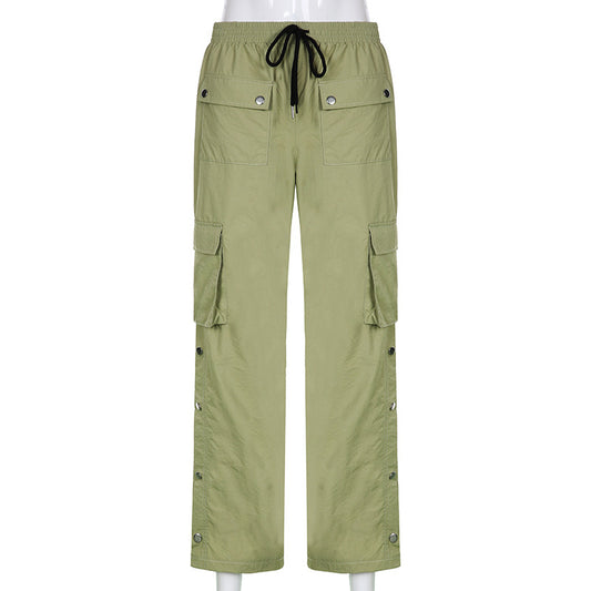 Drawstring Cargo Pants